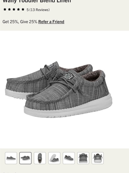 Hey Dude Other - Hey Dude Toddler Size 5 Shoes in Gray
